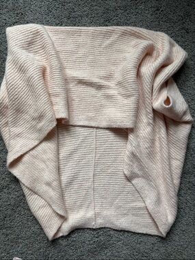 Soft Knit Women's Arm Shrug - Light Blush Pink
